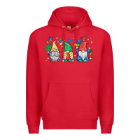 Red autism gnome Premium Hoodie - MaliasSmallBusiness