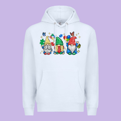 Autism Gnome Premium Hoodie Designed By Maliassmallbusiness