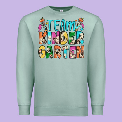 Team Kindergarten Premium Sweatshirt Designed By Jahusdesignshop