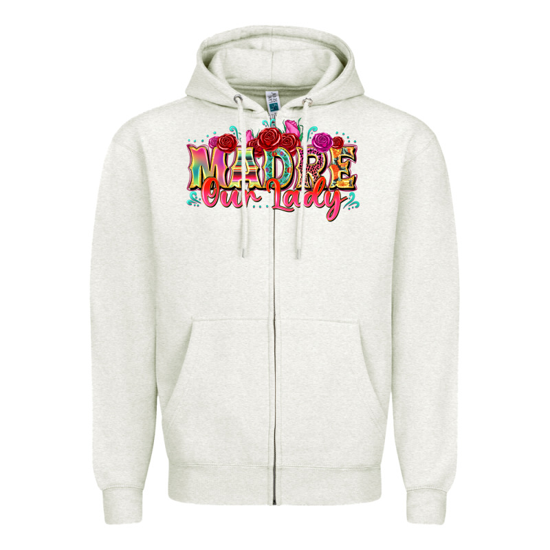 Madre Our Lady Zipper Hoodie by texasbilliewilder | Teevron
