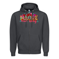Smoke madre our lady Zipper Hoodie - texasbilliewilder