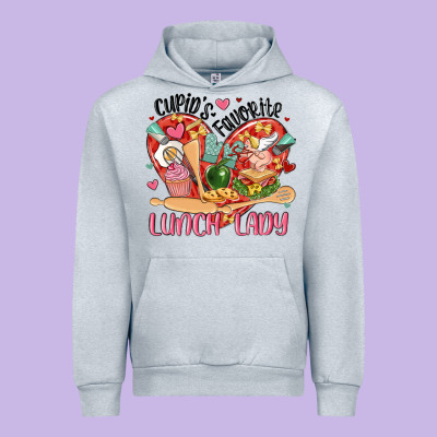 Cupids Favorite Lunch Lady Urban Hoodie Designed By Maliassmallbusiness