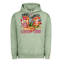 Pigment Oil Green cupids favorite lunch lady Urban Hoodie - MaliasSmallBusiness
