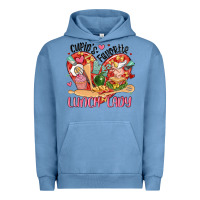 Pigment Pebble Blue cupids favorite lunch lady Urban Hoodie - MaliasSmallBusiness