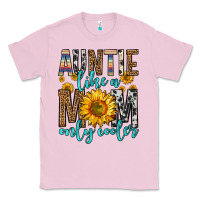 Bubblegum Pink auntie like a mom only cooler Classic Tee - Zillion Design Studio