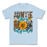 Dusty Blue auntie like a mom only cooler Classic Tee - Zillion Design Studio