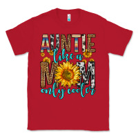 Red auntie like a mom only cooler Classic Tee - Zillion Design Studio