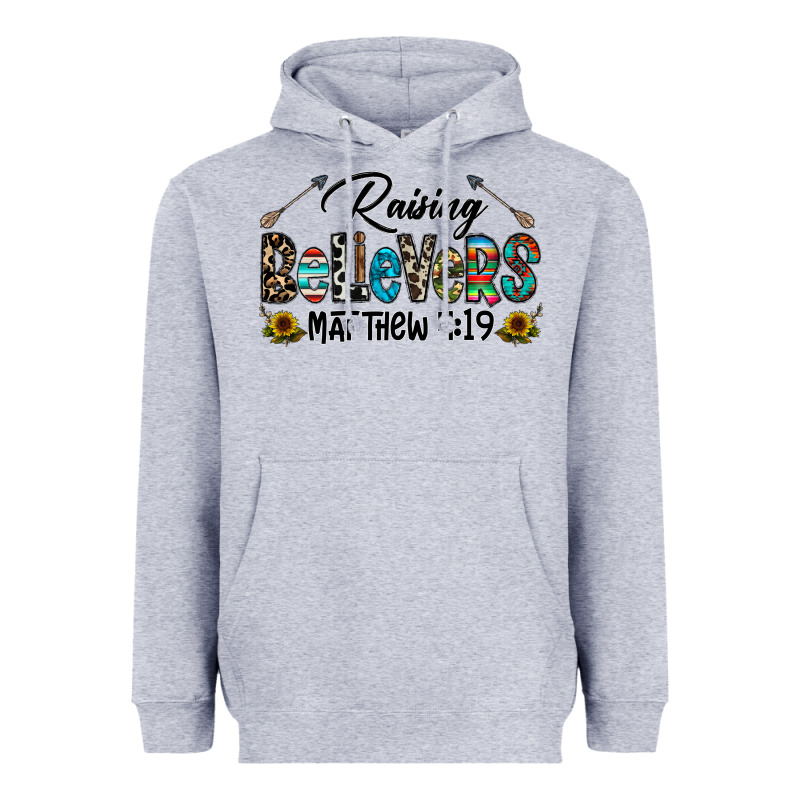 Raising Believers Heavyweight Hoodie by CowhideDigitalArt | Teevron