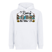 White raising believers Heavyweight Hoodie - CowhideDigitalArt