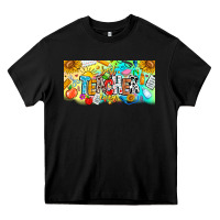 Black Best Teacher Ever Heavy Core Tee - CowhideDigitalArt