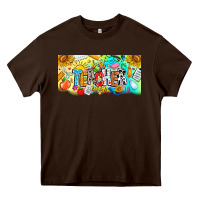 Chocolate Brown Best Teacher Ever Heavy Core Tee - CowhideDigitalArt