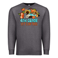 Charcoal Heather 4th grade let's do this Premium Sweatshirt - JahusDesignShop