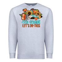 Heather Grey 4th grade let's do this Premium Sweatshirt - JahusDesignShop