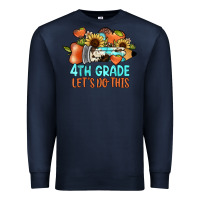 Navy 4th grade let's do this Premium Sweatshirt - JahusDesignShop