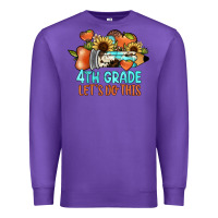 Purple 4th grade let's do this Premium Sweatshirt - JahusDesignShop