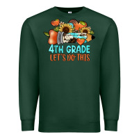 Sports Green 4th grade let's do this Premium Sweatshirt - JahusDesignShop