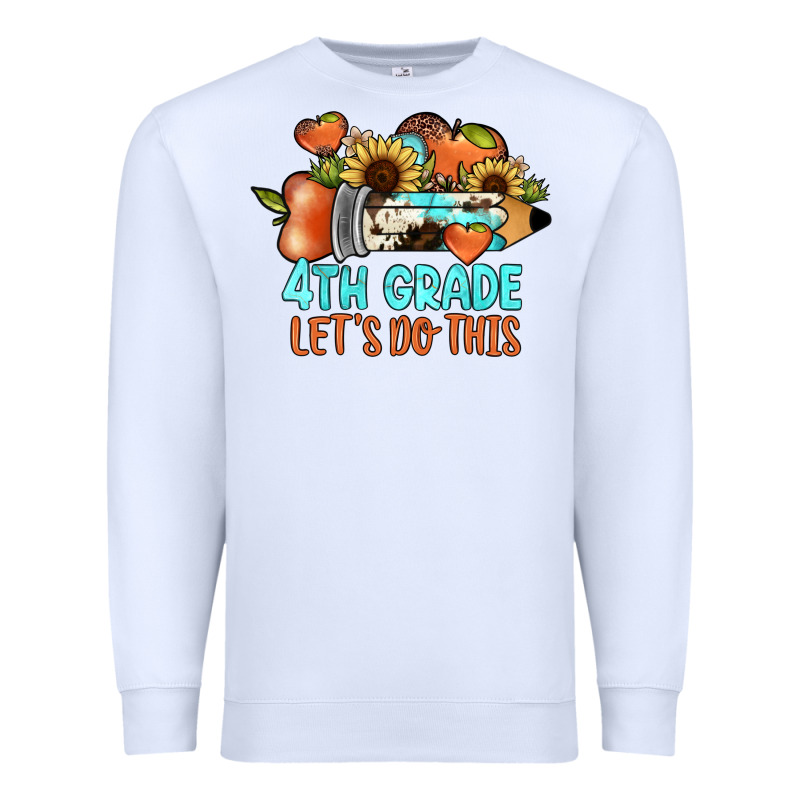 4th Grade Let's Do This Premium Sweatshirt by JahusDesignShop | Teevron