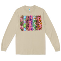 Mushroom Western easter brush stroke Long Sleeve Tee - RanaPortraitStore