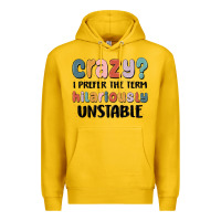 Lemon crazy i prefer the term hilariously unstable Premium Hoodie - MaliasSmallBusiness