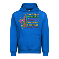 Cobalt mardi gras parades beads french quarter beignets k Urban Hoodie - MaliasSmallBusiness