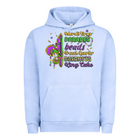 Pigment Grape Ice mardi gras parades beads french quarter beignets k Urban Hoodie - MaliasSmallBusiness