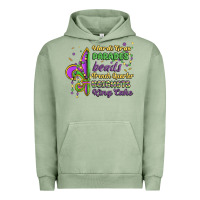 Pigment Oil Green mardi gras parades beads french quarter beignets k Urban Hoodie - MaliasSmallBusiness