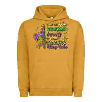 Pigment Peanut Butter mardi gras parades beads french quarter beignets k Urban Hoodie - MaliasSmallBusiness