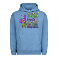 Pigment Pebble Blue mardi gras parades beads french quarter beignets k Urban Hoodie - MaliasSmallBusiness