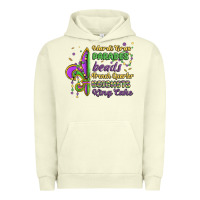 Pigment Pistachio mardi gras parades beads french quarter beignets k Urban Hoodie - MaliasSmallBusiness