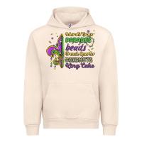 Sandshell mardi gras parades beads french quarter beignets k Urban Hoodie - MaliasSmallBusiness