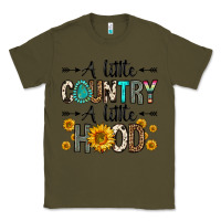 Army Green a little country a little hood Classic Tee - Zillion Design Studio