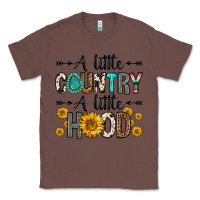 Chestnut a little country a little hood Classic Tee - Zillion Design Studio