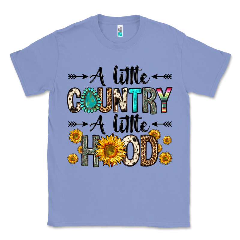 A Little Country A Little Hood Classic Tee by Zillion Design Studio | Teevron