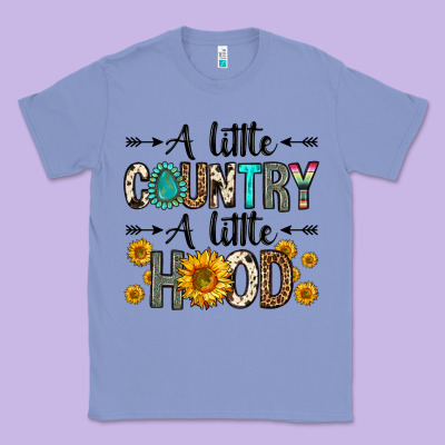 A Little Country A Little Hood Classic Tee Designed By Zillion Design Studio