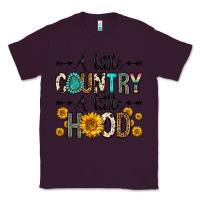 Plum a little country a little hood Classic Tee - Zillion Design Studio