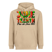 Mushroom juneteenth free ish since 1865 Heavyweight Hoodie - HRA Design Shop