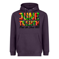 Plum juneteenth free ish since 1865 Heavyweight Hoodie - HRA Design Shop