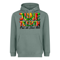 Sage juneteenth free ish since 1865 Heavyweight Hoodie - HRA Design Shop