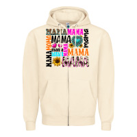 Sandshell mama gemstone sunflower Zipper Hoodie - texasbilliewilder