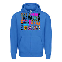 True Royal mama gemstone sunflower Zipper Hoodie - texasbilliewilder