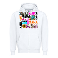 White mama gemstone sunflower Zipper Hoodie - texasbilliewilder