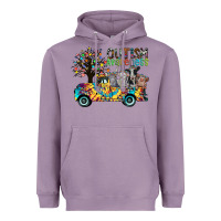 Lavender autism avareness3 Heavyweight Hoodie - CowhideDigitalArt