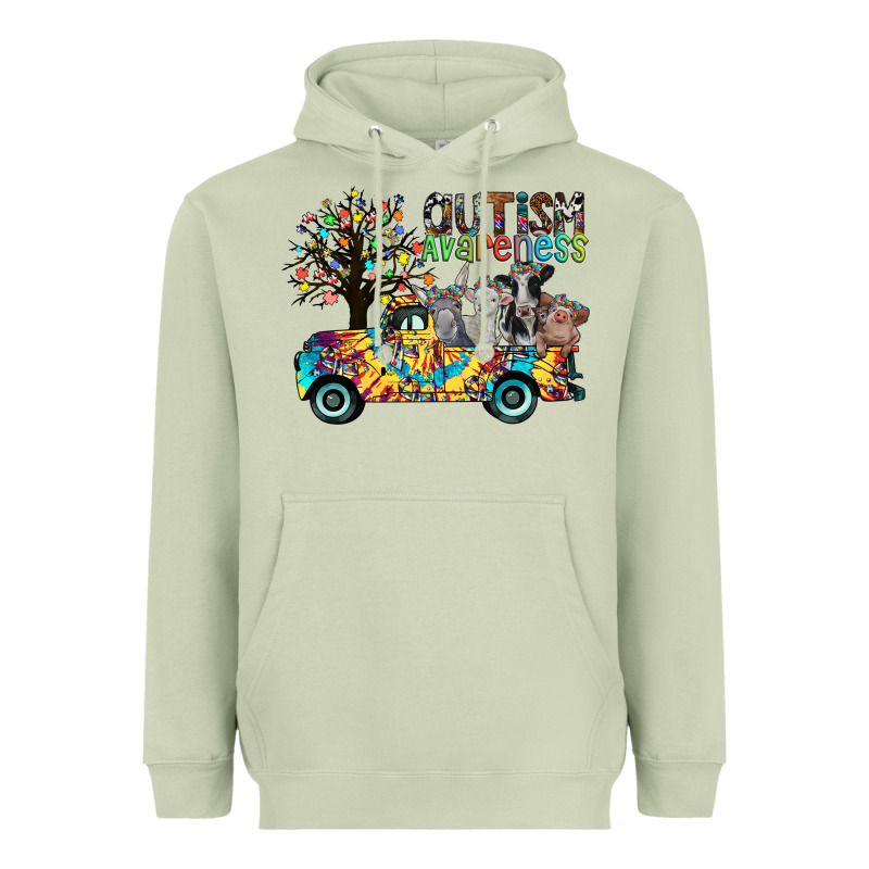 Autism Avareness3 Heavyweight Hoodie by CowhideDigitalArt | Teevron
