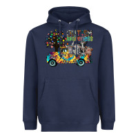 Navy autism avareness3 Heavyweight Hoodie - CowhideDigitalArt
