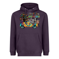 Plum autism avareness3 Heavyweight Hoodie - CowhideDigitalArt