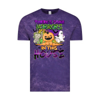 Cloud Purple theres some horrors in this house Vintage Tee - BarkalooDesign