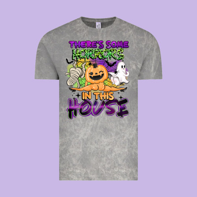 Theres Some Horrors In This House Vintage Tee Designed By Barkaloodesign