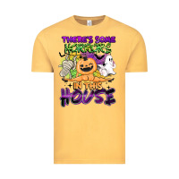 Vintage Mustard theres some horrors in this house Vintage Tee - BarkalooDesign