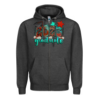 Charcoal Heather 2023 graduate Zipper Hoodie - Zillion Design Studio