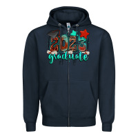 Navy 2023 graduate Zipper Hoodie - Zillion Design Studio